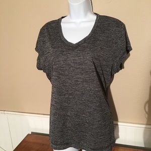 PBX Pro V-Neck Short Sleeve Black/Gray Sz XL